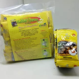 Kopi Herbal / Habbat Ginseng Coffee 5 in 1 / Kopi Habbat / Minuman Kesehatan per Pack