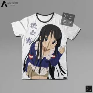 Kaos Anime Full Print Akiyama Mio || K-ON!!