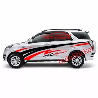 Stiker mobil toyota rush list body mobil toyota rush stiker trd sportivo rush daihatsu terios