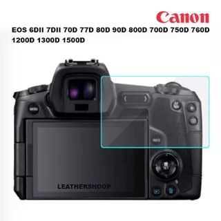 Tempered Glass Screen Protector for Canon EOS 6D II 7D II 77D 90D 80D 750D 760D 800D 1200D 1300D 1500D