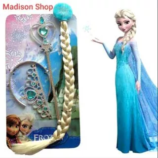 Mahkota Frozen Elsa Anna Kado Anak Aksesories Rambut Tongkat Peri Murah Baju Cosplay Disney