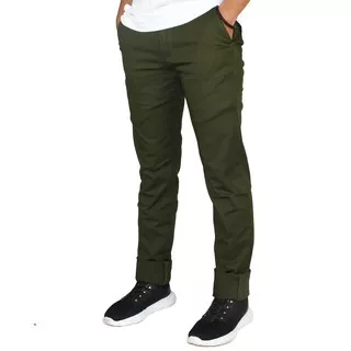 BLJK Blackjack 300 Celana Chino Pria Hijau Army Green Pants