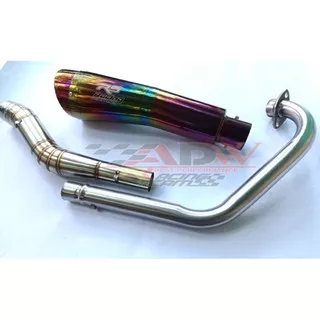 knalpot racing r9 h2 rainbow sonic vixion r15 satriaFu mxking gsx cb150