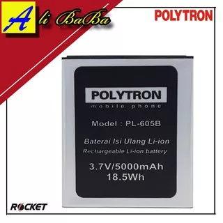 Baterai Handphone Polytron Rocket Star W6450 PL-605B Double Power Polytron Original Batu Batre OEM