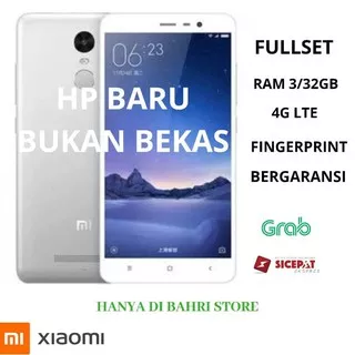 Hp Android Murah Xiaomi Redmi Note 3 RAM 3/32GB LTE - Abu-abu