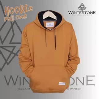 Sweter Hoodie Pria Kuning Kunyit Jaket Hodie Polos Pullover Unisex Cowo Cewe Jumbo Cotton Fleece Tebal Hoody Pull Over Basic Mustard Original Wintertone