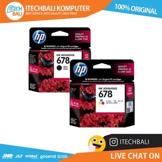 Cartridge HP 678 Black Or Color | ITECHBALI