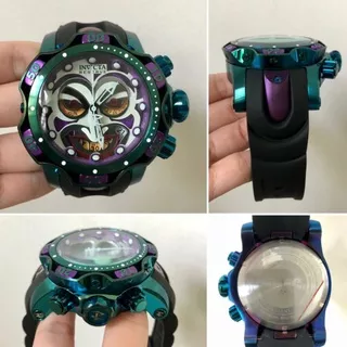 Jam Tangan Invicta Joker Skull Super Premium Graden AAA - Jam Tangan Pria Invicta Joker Premium