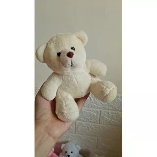 Boneka Beruang kecil 12cm, mini bear, doll bouquet buket bunga ..