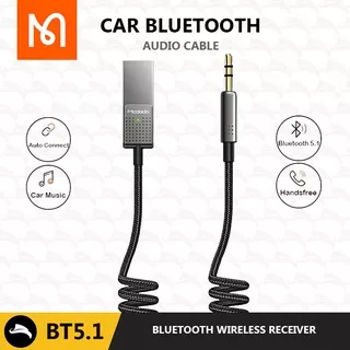 MCDODO CA-8700 Car Aux Bluetooth Wireless Receiver Audio Head Unit Headunit Speaker Aktif Mobil