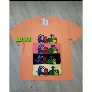 Kaos import super  , Putih Moschino merek Kamaya,Olly beauty bahan mantap