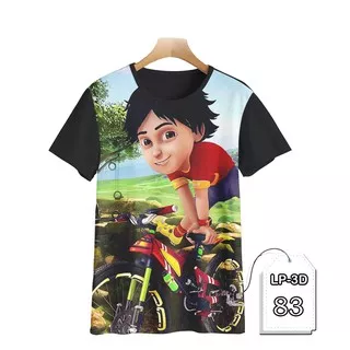 Baju Shiva Printing 3D Baju Anak Kartun TV Series #LP3D-83