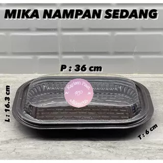 Nampan Kue Mika Sedang / Nampan Mika Kue Medium / Tray Nampan Isi 10pcs