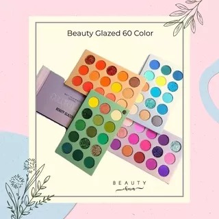 Beauty Glazed Color Board 4 In 1 60 Colors Eyeshadow Palette / palet eye shadow