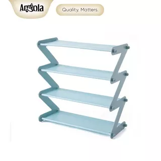 Angola Rak Sepatu 4 Susun S1 Shoe Rack Sandal Holder Rak Buku Serbaguna Storage Rak Kamar Mandi