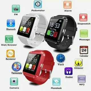 Jam tangan pintar smartwatch u8