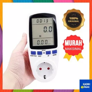 WATT METER AC KWH Voltmeter Pengukur Power Daya Voltase Listrik Ukur Biaya PLN Digital Power Meter Pengukur Listrik Kwh digital Power Meter Volt Watt Meter