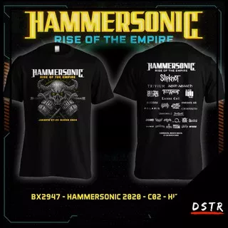Kaos Baju Distro Konser Musik Metal Hammersonic Hamersonic Warna Hitam Size XS-6XL BX2947
