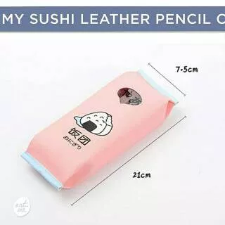 Yummy Sushi Leather Pencil Case