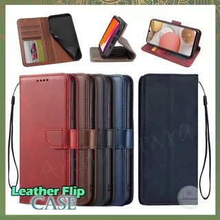 VIVO Y51 LEATHER FLIP CASE CASING DOMPET COVER FLIP COVER LEATHER SARUNG BUKU HP