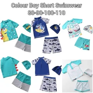 Colour Boy Short Swimwear/Baju Renang Anak