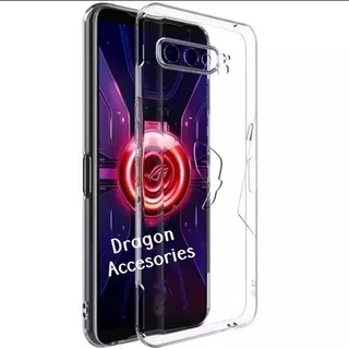 Case Asus Rog Phone 5 3 2 Softcase Clear HD Phone Casing Soft TPU Silicone Cover Crystal Transparan Bening Softshell Premium