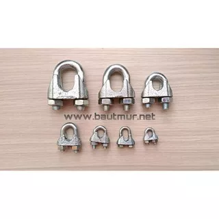 Klem Sling 16mm Kuku Macan Wire Rope Clip