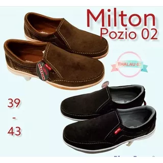 SEPATU MILTON POZIO 02, SEPATU SLIP ON, SEPATU SANTAI PRIA...