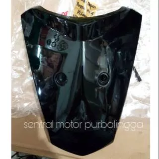 Panel depan honda supra x 125 2005-2013 hitam cover depan tameng dudukan plat nomor suprax125 win