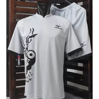 Jersey Setelan Voli Mizuno/ Seragam Baju Bola/ Kostum Kaos Olahraga/ Team Futsal Badminton Tenis