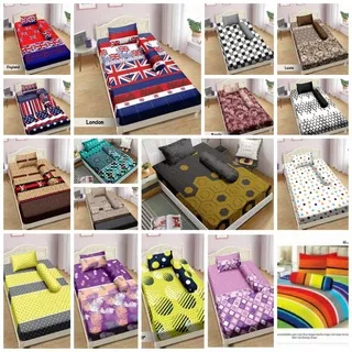 Sprei lady rose 90/100/120 motif abstrak/minimalis:England/london/Usa/amerika,Louise/louis,gc,polka grey/polkadot,candy,oscar,furla,walter,matrix,hindia/hitam putih,michele/michelle,vallen ungu,banda,rainbow,lolita,luxio