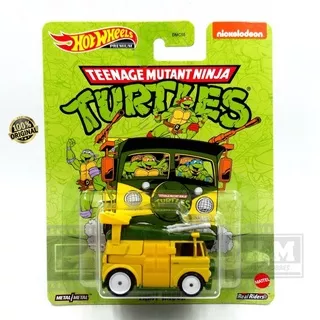 Hot Wheels Premium Party Wagon TMNT Nickelodeon - DMC55-965T - HOT WHEELS