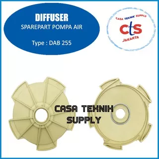 Tutup Kipas (Diffuser) DAB 255 (Sparepart Pompa Air)