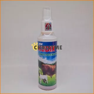 Kudix Spray 120ml - Obat scabies, eksim, gatal2, koreng pada ternak (sapi, kambing, kerbau dll)