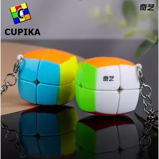 Gantungan Kunci Rubik 2x2 Qiyi Stickerless Original termurah