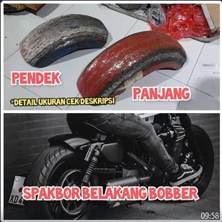 Fender Spakbor Slebor Belakang Sportster Harley Chopper Bobber