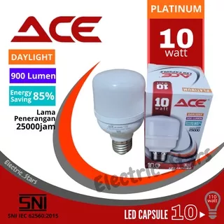 Bola Lampu 10 Watt LED Capsule Merk ACE