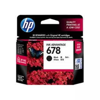 Tinta Cartridge HP 678 Black Original untuk printer HP 1515 2545