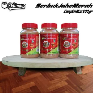 Jahe Merah Bubuk Cap Cangkir Mas Original 200 Gram Wedang Jahe Merah Instan Serbuk