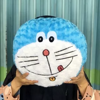 Boneka Bantal Kepala Doraemon Karakter SNI Real Produk