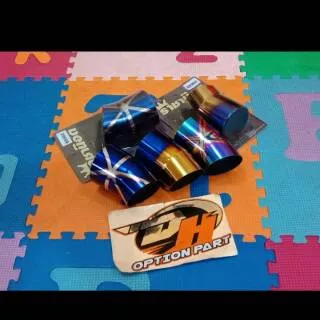 corong knalpot twotone 2tone blue rainbow pelangi x xx xxx mio sporty beat scoopy vario 110/125 150