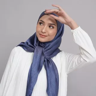 Galeana - Sabine Crinkle Silk Square Hijab (Segi Empat)