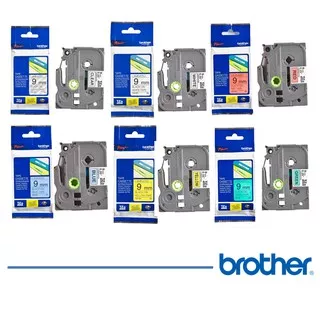 Brother Label Tape TZE-121 221 421 521 621 721 Laminated Tapes 9mm - Original