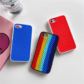 NEW Rainbow Soft Case Vans IPhone X Xs Max 11 Pro 6/6s 7 8 Plus IphoneSE 2020 12 pro max Rubber Waffle Soft  Back Cover