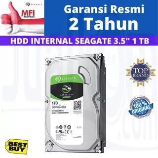 Seagate Harddisk Internal PC 1TB Barracuda 3.5 SATA RESMI