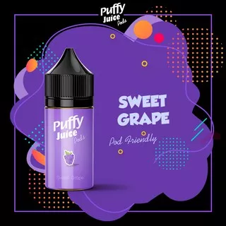 Liquid Puffy Juice Pod Series Sweet Grape 30ML 0NIC Premium Liquid E Liquid Bercukai Original
