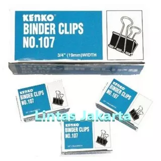 Binder Clip No 107 Merk Joyko (Isi 12 kotak kcl)