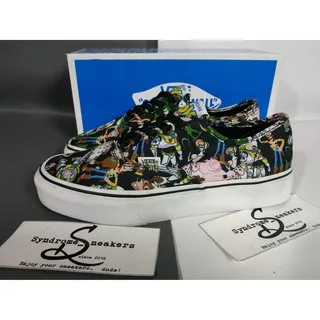 VANS AUTHENTIC TOY STORY BLACK PREMIUM ORIGINAL BNIB SEPATU VANS DISNEY SNEAKERS VANS MURAH