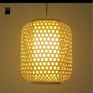 Lampion bambu/lampu hias/bambu hias/lampu cafe /lampu hotel