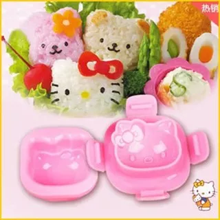 Cetakan Nasi Telur / Rice Egg Mold / Bento Tools Motif Bentuk Karakter Lucu Hello Kitty / HK